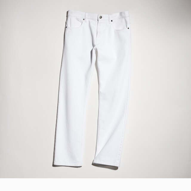 Cotton denim pants - image 4