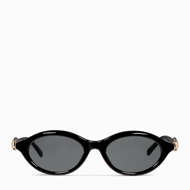 Oval-frame sunglasses