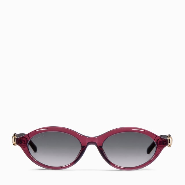Oval-frame sunglasses