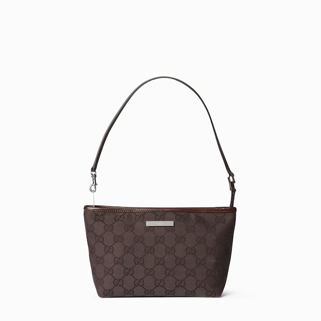 حقيبة داخلية صغيرة مع حزام ورقعة شعار Gucci