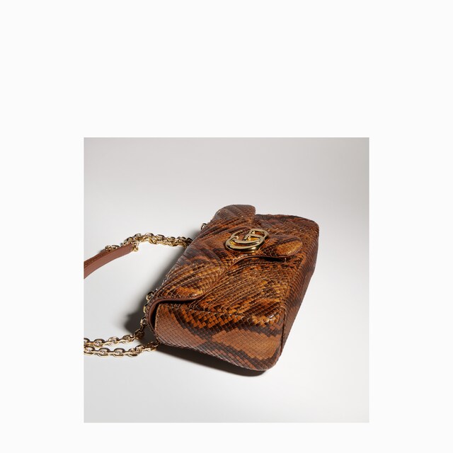 GG Marmont python medium shoulder bag - image 2