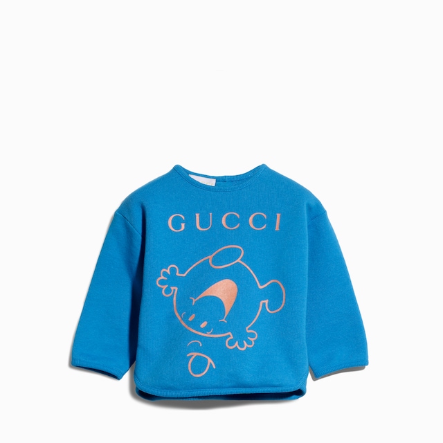 Baby cotton sweatshirt with print