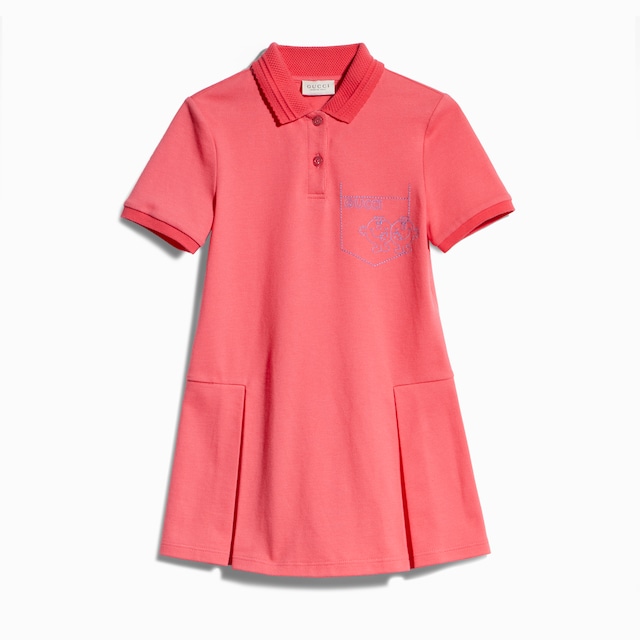 Children's cotton piquet dress