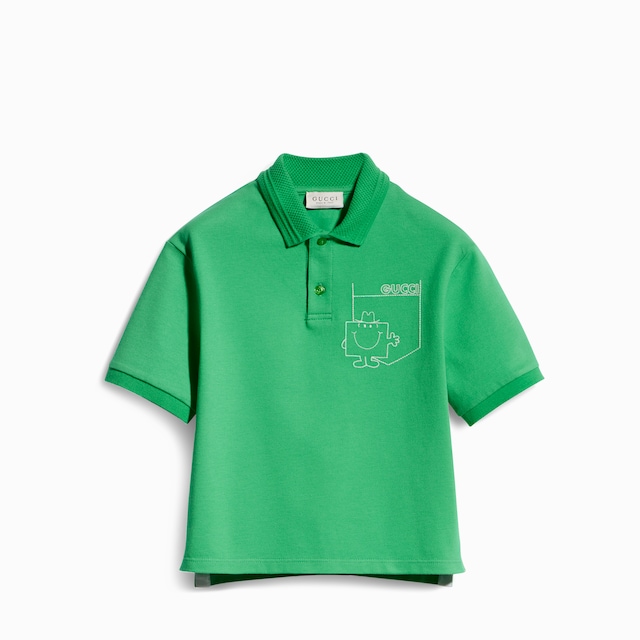 Children's cotton piquet polo shirt