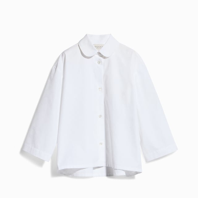 Children's GG cotton poplin shirt
