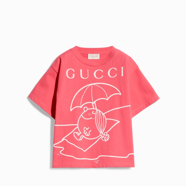 Children's cotton T-shirt with print
