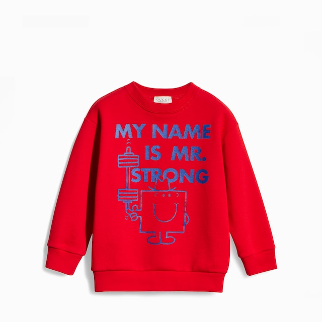 Children's cotton sweatshirt with print