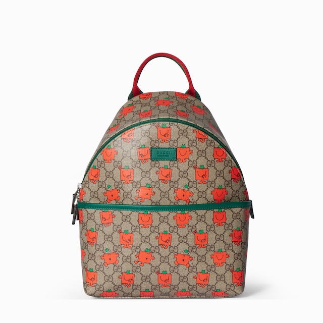 Children's printed GG backpack