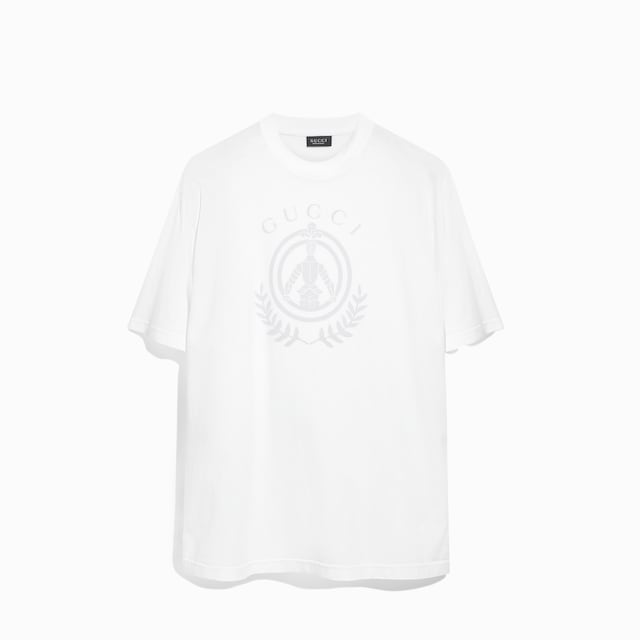 Cotton jersey T-shirt with print