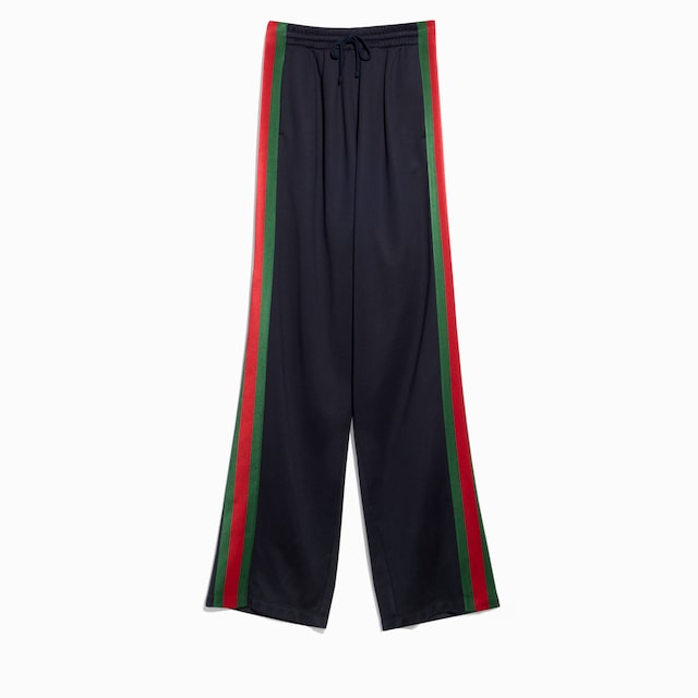 Silk cotton sportswear pants with Web