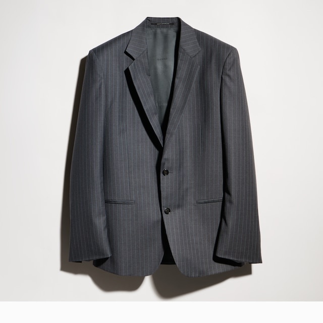 Pinstripe wool jacket - image 5