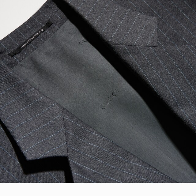 Pinstripe wool jacket - image 2