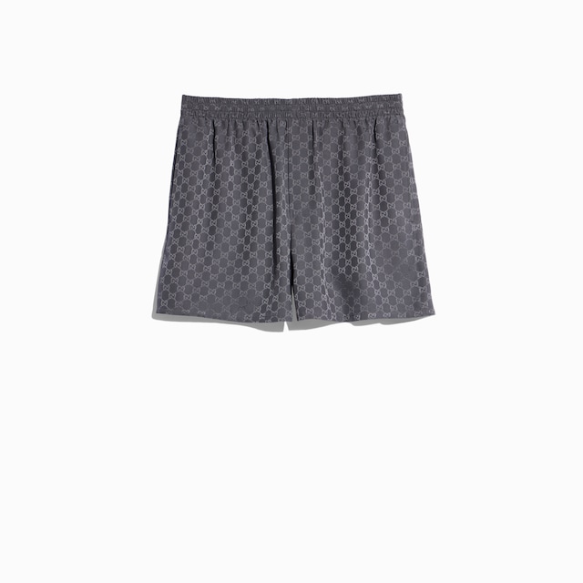 GG silk jacquard shorts