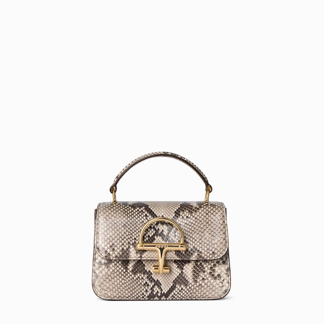 Gucci Siena python small top handle bag