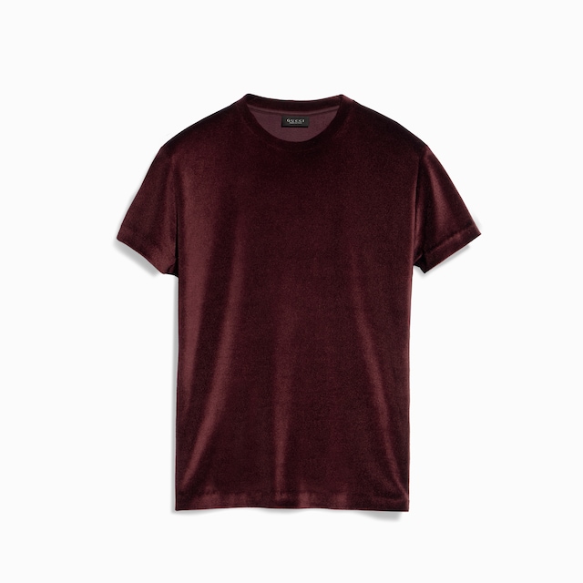Silk stretch jersey T-shirt