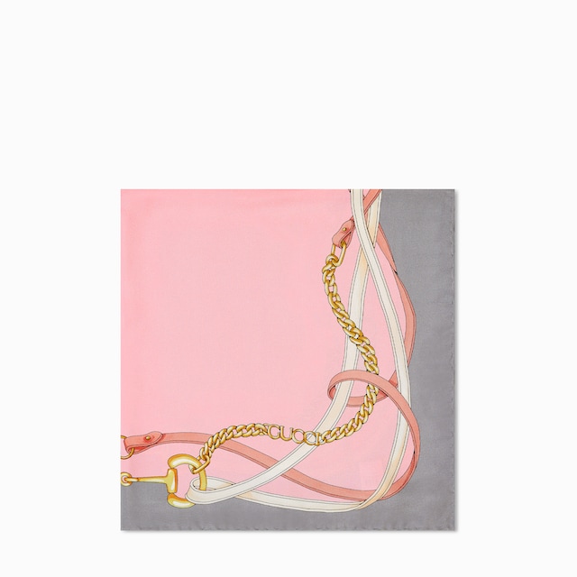 Printed silk carré