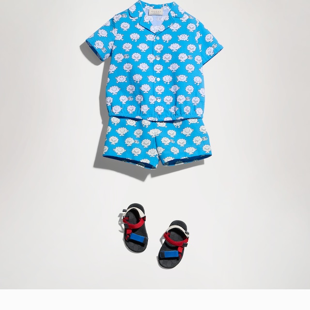 Baby crinkle cotton shirt