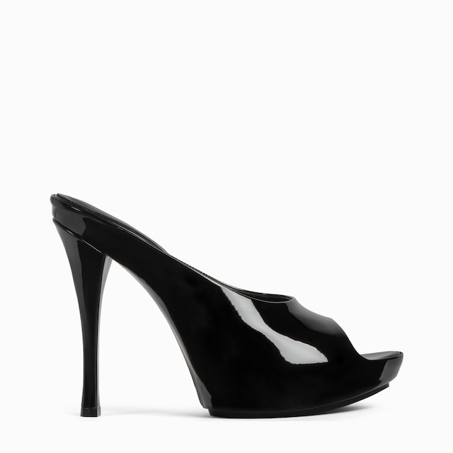 Women's stiletto platform slide