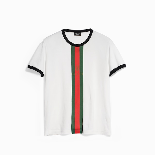 Cotton jersey T-shirt with print