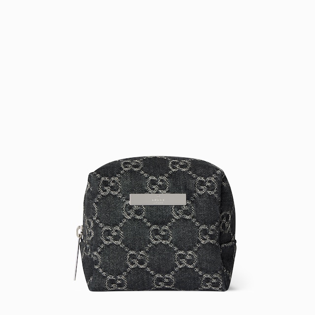 Kleines Kosmetiketui mit Gucci Plakette