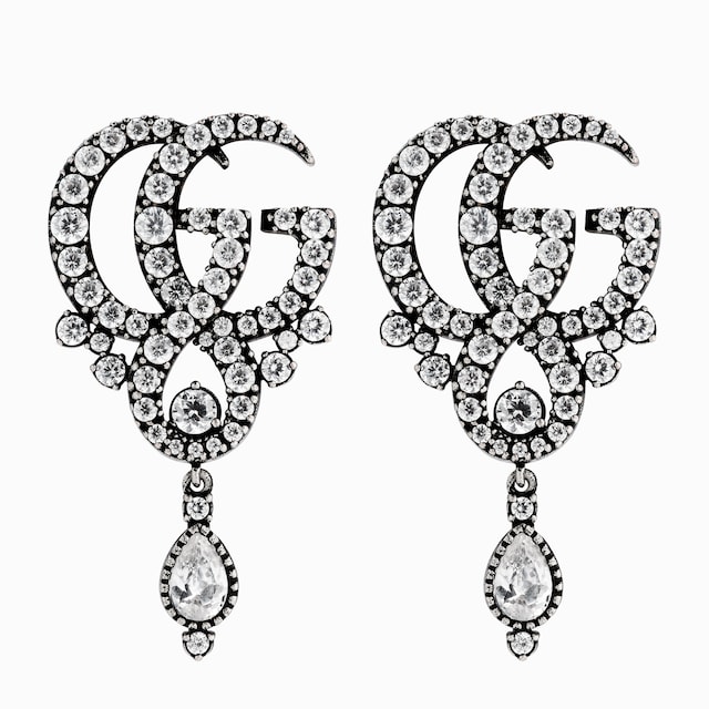 GG Marmont crystal earrings