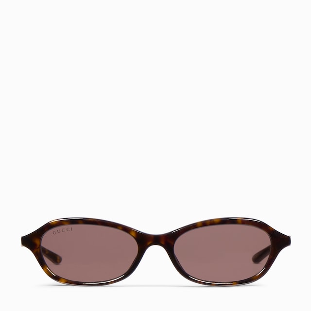 Oval-frame sunglasses
