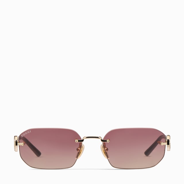 Rectangular-frame sunglasses