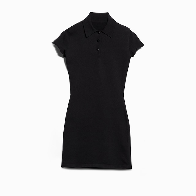 Fine stretch silk dress