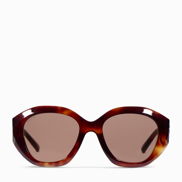 Geometric-frame sunglasses