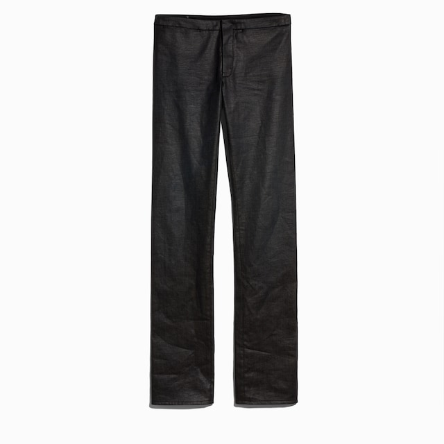 Washed cotton denim pants