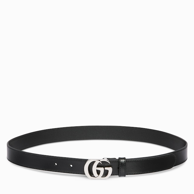 Thin belt with Double G buckle