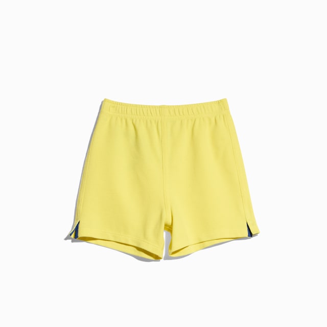 Shorts neonato in cotone con ricamo