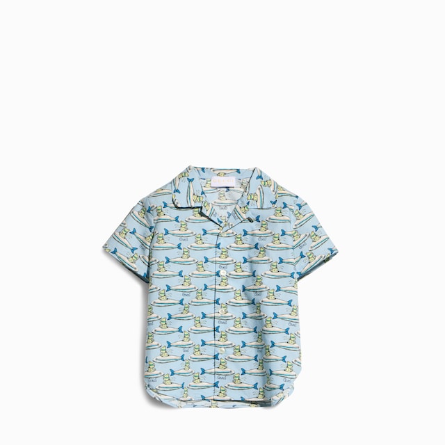 Chemise pour bébé en coton imprimé
