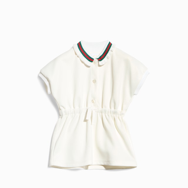Baby jersey dress with Web