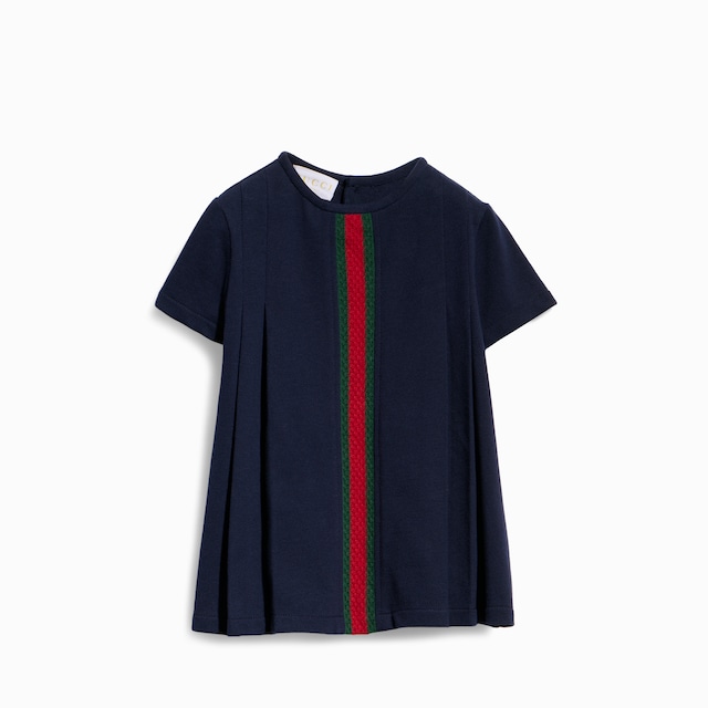 Baby cotton dress with Web