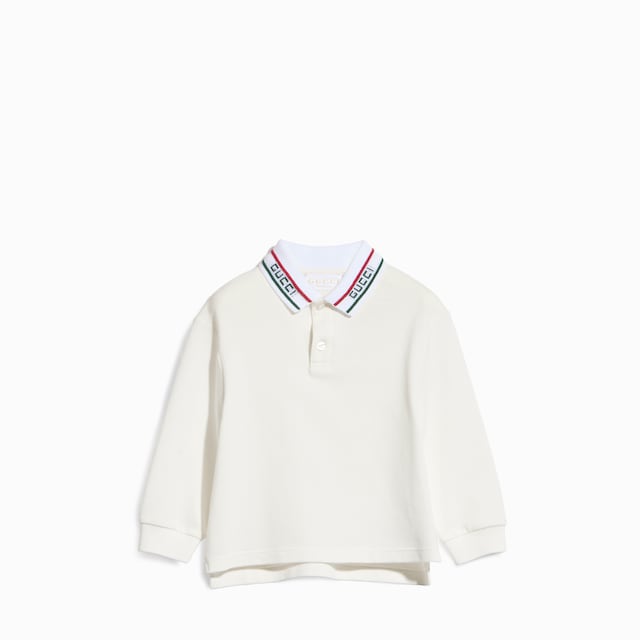 Baby cotton polo shirt
