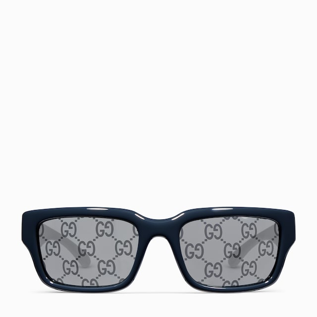 Rectangular-frame sunglasses