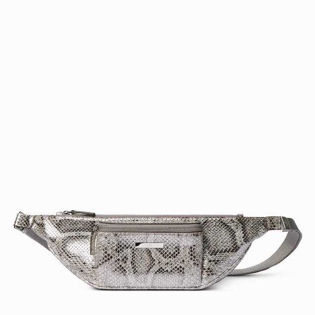 Gucci Tag系列蟒蛇皮小号腰包