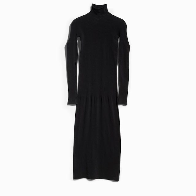 Seamless stretch nylon jersey dress