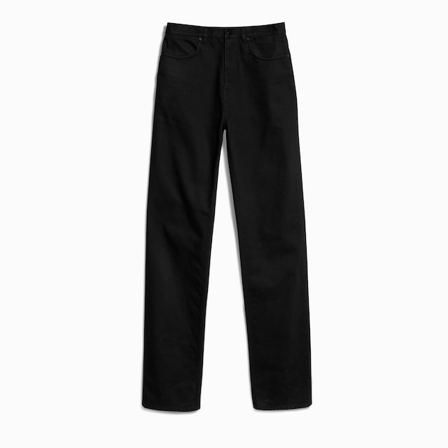 Pantalon en denim en coton lavé
