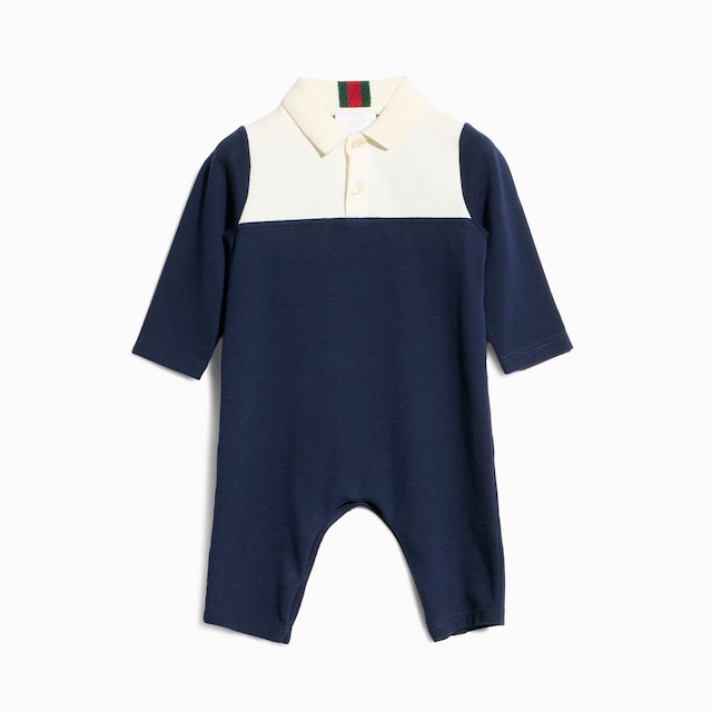 Baby cotton one-piece with Web