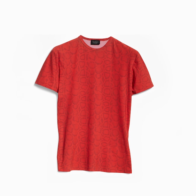 Printed stretch jersey T-shirt