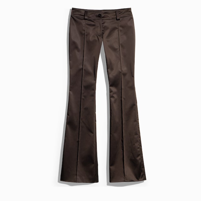 Stretch acetate duchesse pants