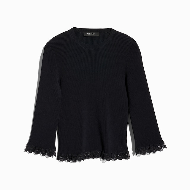 Fine matte viscose rib top