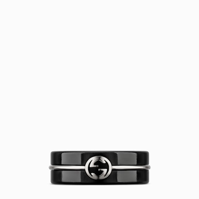 Bague en corindon Gucci Interlocking