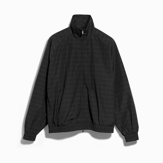 Prince of Wales nylon zip jacket