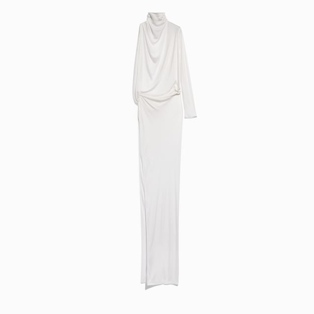 Viscose jersey draped dress