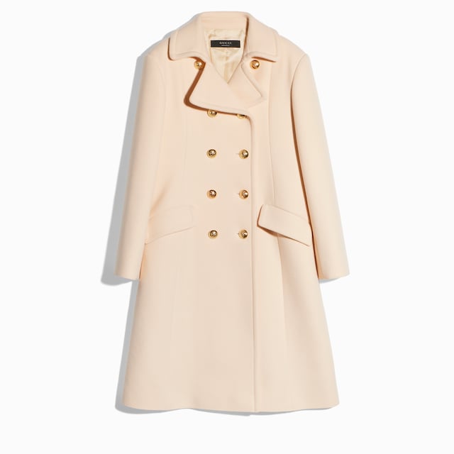 Textured wool coat