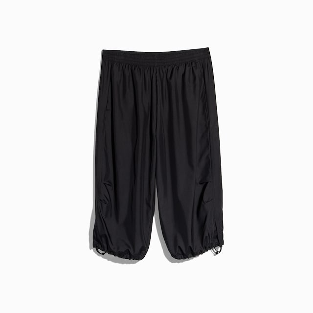 Technical silk poplin bermuda