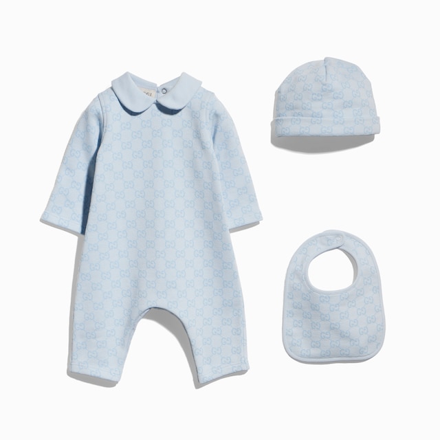 Baby printed cotton gift set